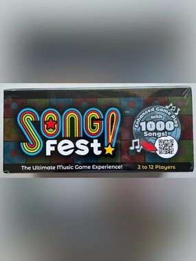 SongFest! The Ultimate Music Game Experience! Enhanced 1000 Songs - New Sealed